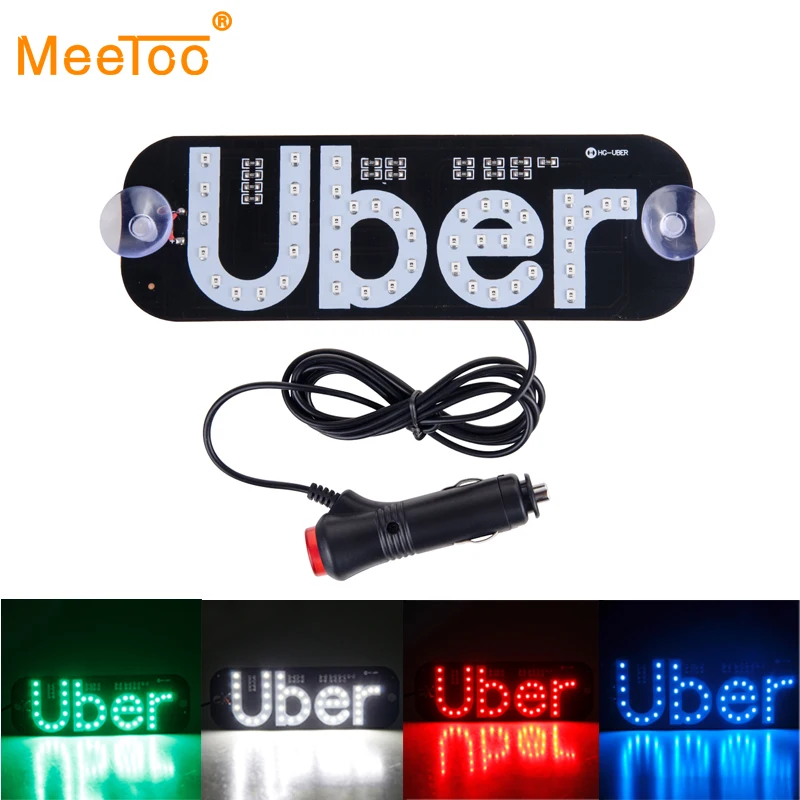 

Taxi Uber Lyft Light Sign Sticker LED Panel Light EL Backlight Windscreen Cab Indicator Inside Lamp Signal Light Windshield Lamp