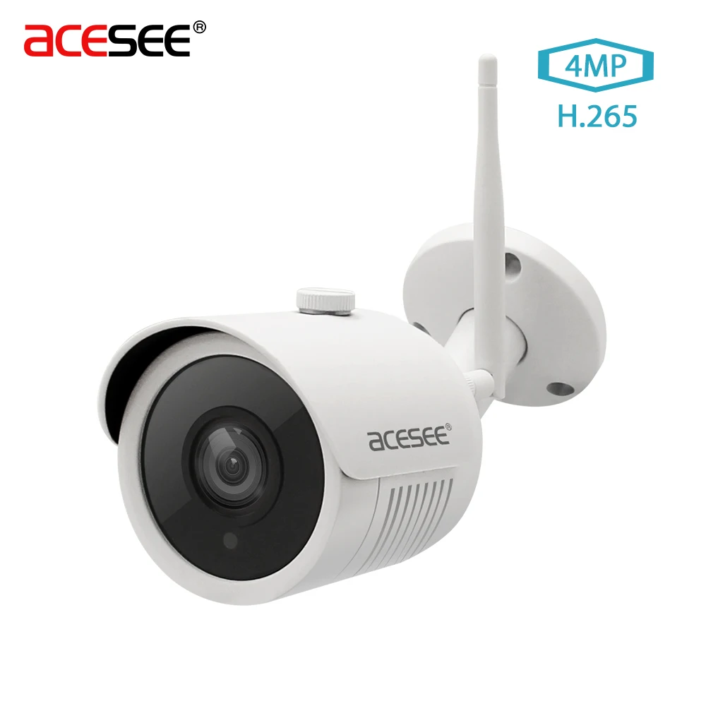ACESEE Surveillance Outdoor Waterproof Camera Onvif IP Camera Wi fi 4MP