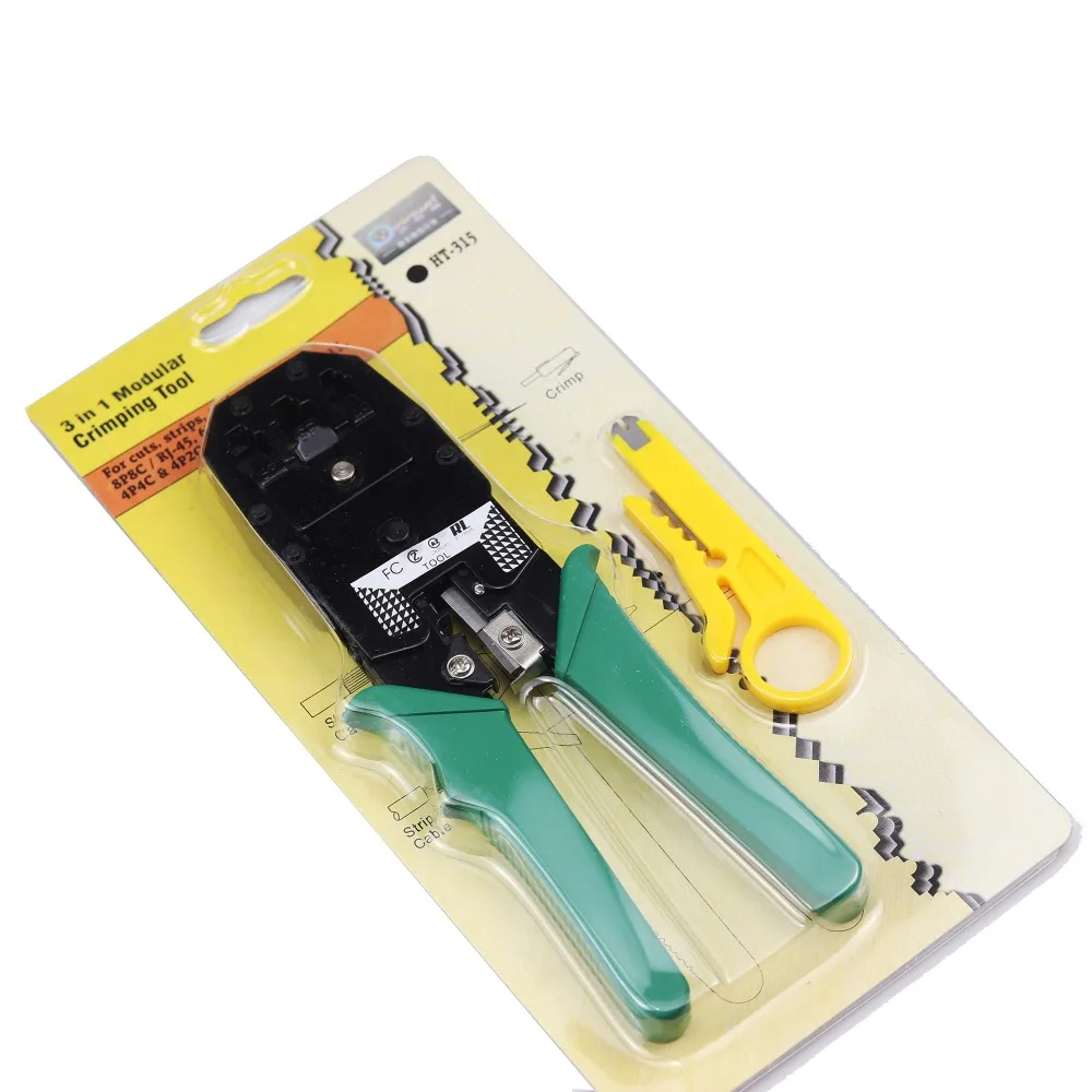 Многофункциональный кабельный тестер Cat5 Cat6 щипцы для кабеля RJ11 RJ45 обжимной