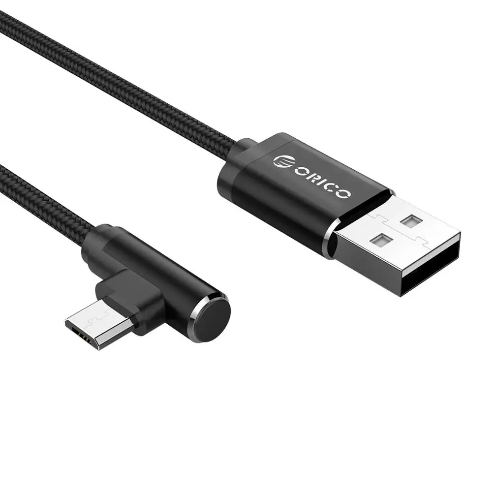 ORICO HTM Micro USB кабель для samsung Galaxy Note 6/5/4/3 быстрая зарядка кабель для передачи данных для Xiaomi huawei - Цвет: Black