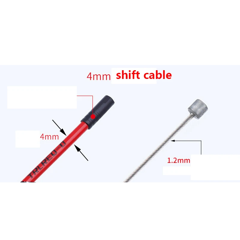 3 м кабель переключения передач для велосипеда 4 мм 5 мм для горного велосипеда для шоссейного велосипеда линия переключения передач/тормозной кабель для переключения труб провод линии красочные детали для велосипеда