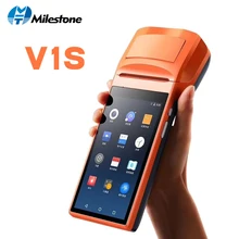 Milestone thermal Printer receipt bill Touch Screen Bluetooth WIFI GPRS POS Machine USB SM Android portable wireless MHT-V1s