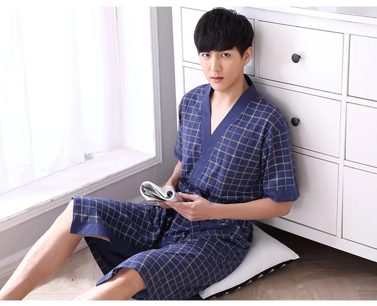 Men's Short Sleeve Robe
