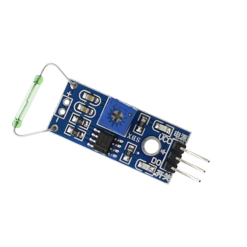 

Newest Free Shipping Reed Sensor Module Magnetron Module Reed Switch Magnetic Switch for Arduino DIY Kit