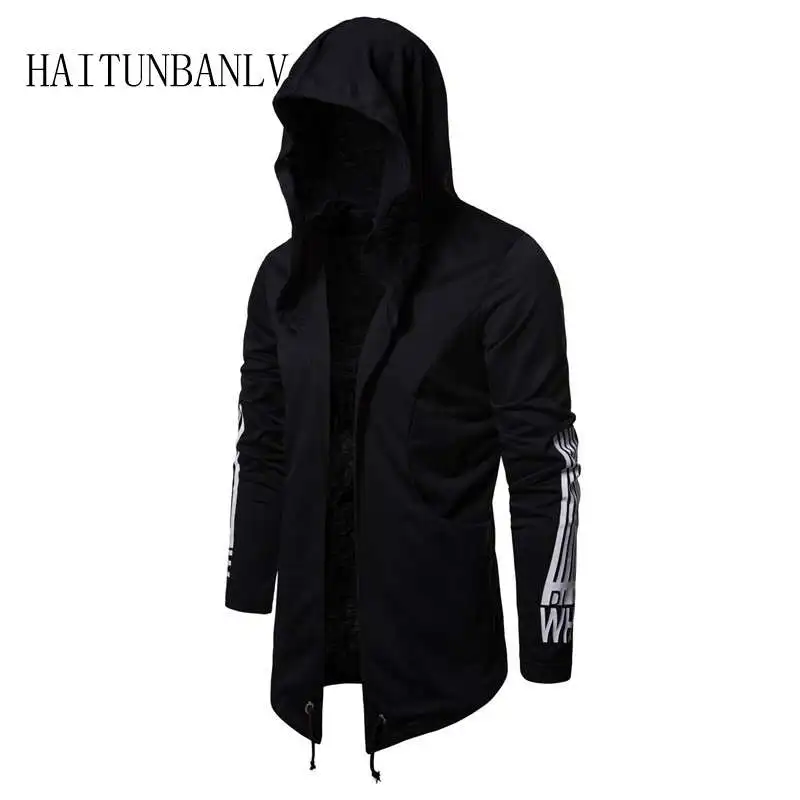 

2019 Men's Fashion Diablo Series Waist pocket monochrome Printing Leisure Assassin Casual Men Clothing Jacket