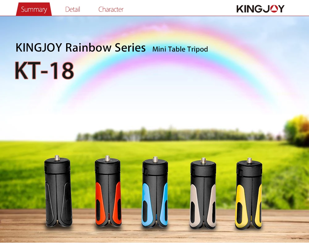 KINGJOY Officia KT-18 Штатив для телефона мини штатив для мобильного телефона Подставка держатель камеры стабилизатор гибкая головка угол наклона