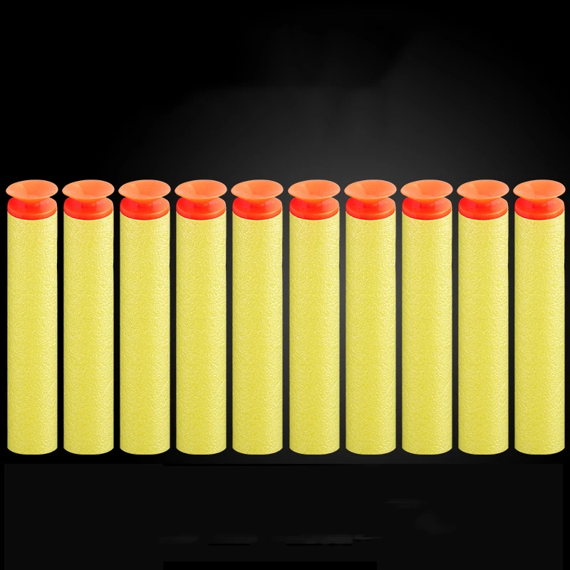 20 шт мягкие полые отверстия головы синий 7,2 см заправка игрушка дартс пистолет пена безопасные присоски пули для nerf мальчик ребенок