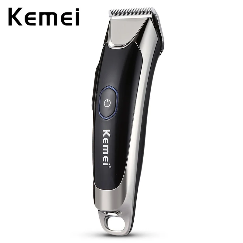  Kemei Powerful Electric Hair Clipper Adjustable Titanium Steel Blade Electric Scissors Haircut Trim