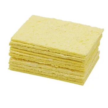 

5pcs Soldering Iron Replacement Solder Tip Welding Cleaning Sponge Pads 3.5*4.5cm