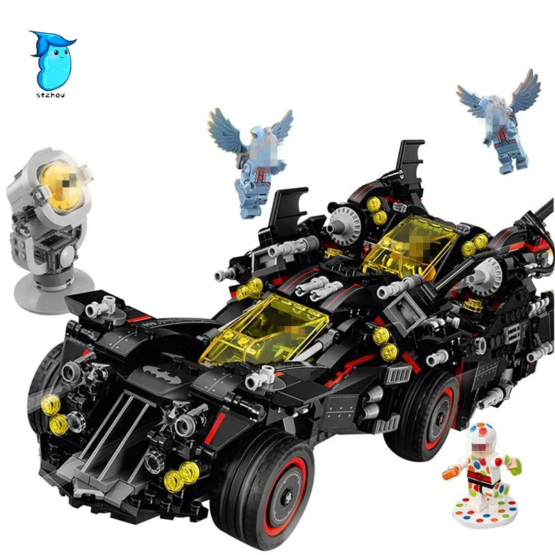 

StZhou Batman 07077 1496Pcs Marvel Super Heroes Genuine Movie The Ultimate Batmobile Building Blocks Bricks Toy Compatible legoe