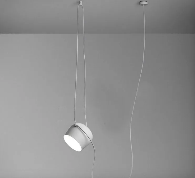 Фумат Современная креативная Мода DIY Aim лампа Внутреннее освещение белый черный железный абажур подвесной светильник кафе подвесной светильник