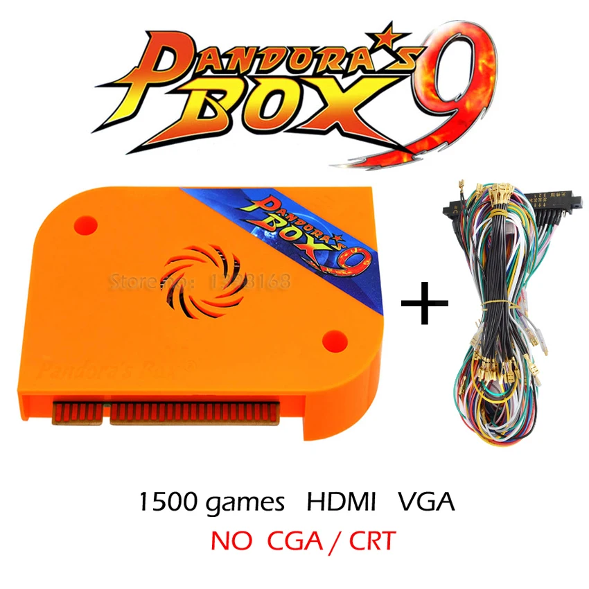 Оригинальная коробка Pandora 9 1500 игр доска JAMMA семейная версия только HDMI VGA аркадная