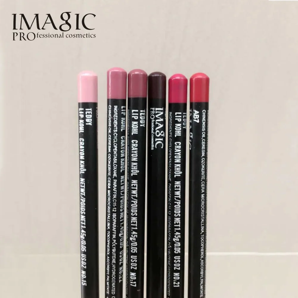 9Colors IMAGIC Lip Gloss Waterproof Matte Liquid Lipstick Strawberry Long Lasting Lip Kit as pencil for lips Makeup