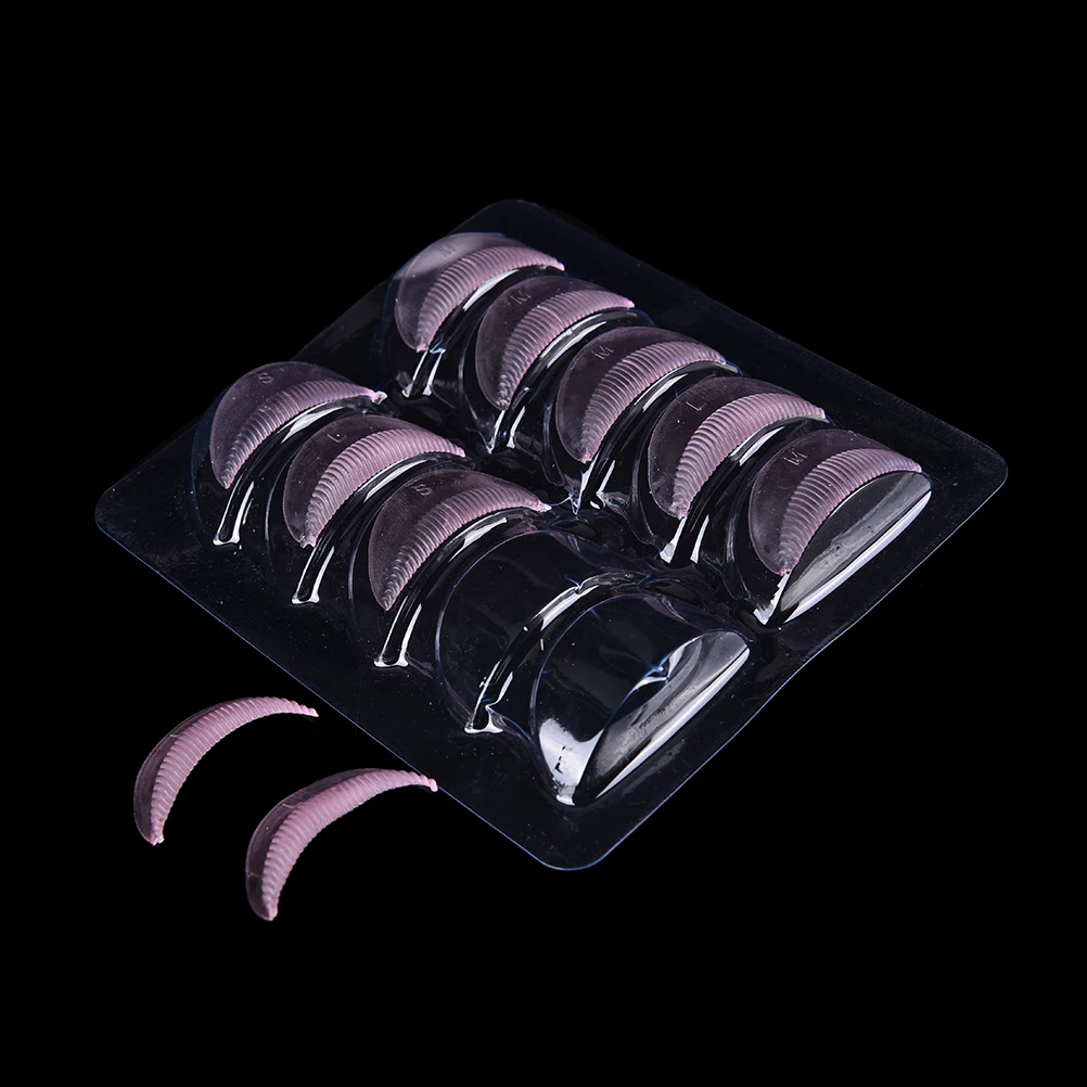 5 Pairs Silicone durable eyelash permanent Perm Curler Curling Root