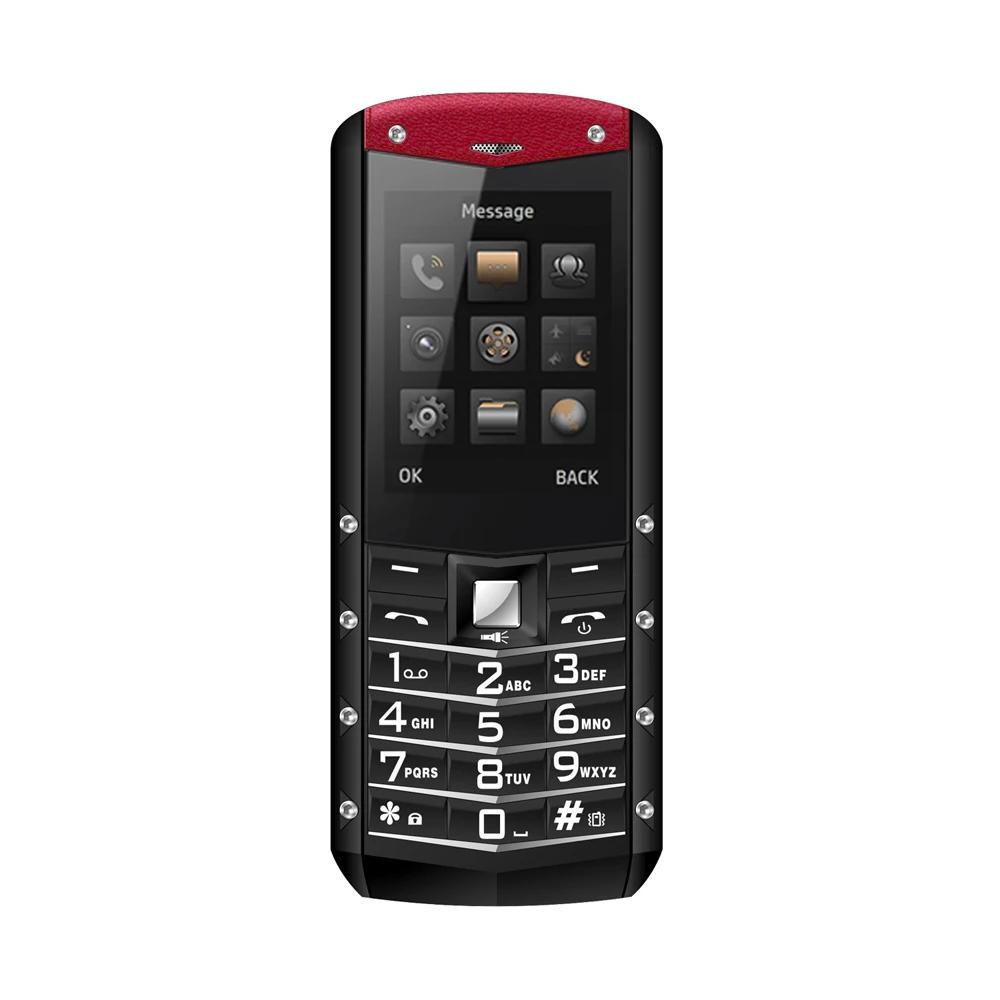 AGM M2 IP68 2G GSM функция разблокированный телефон с тройной защитой 2,4 дюйма SC6531DA 32 Мб+ 32 Мб 1970 Мп задняя камера мАч батарея