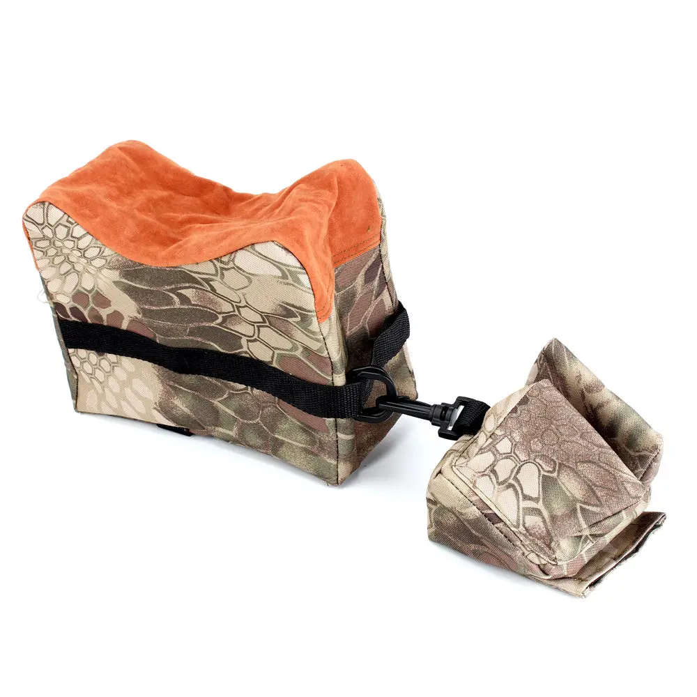 ohhunt Front and Rear Shooting Rest Bag Set Portable 600D Oxford Hunting Accessories Black Army Green Camouflage (13)