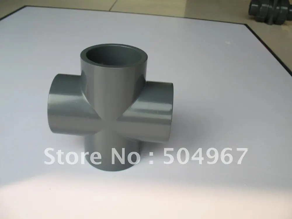 retails and wholesale pvc pipe fitting/cross DN20,inside diameter is 25mmin Pipe Fittings from