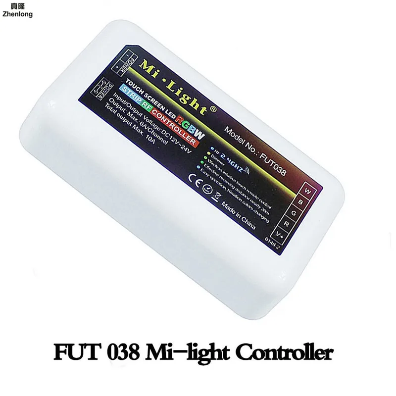 

2.4G LED RGB Controller Touch Remote Control DC12-24V For RGB LED Strip bulb downlight For RGB / RGBW 4 Grouping RF Receiver