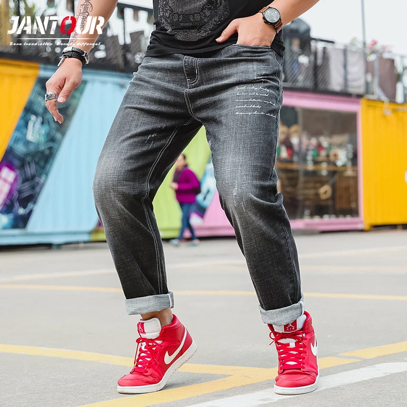 gray baggy cargo pants