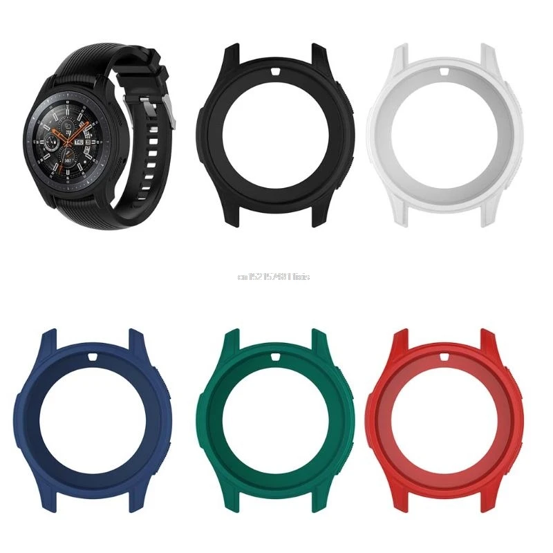 Силиконовый мягкий защитный чехол для Samsung Galaxy Watch 46 мм Gear S3 Frontier | Электроника