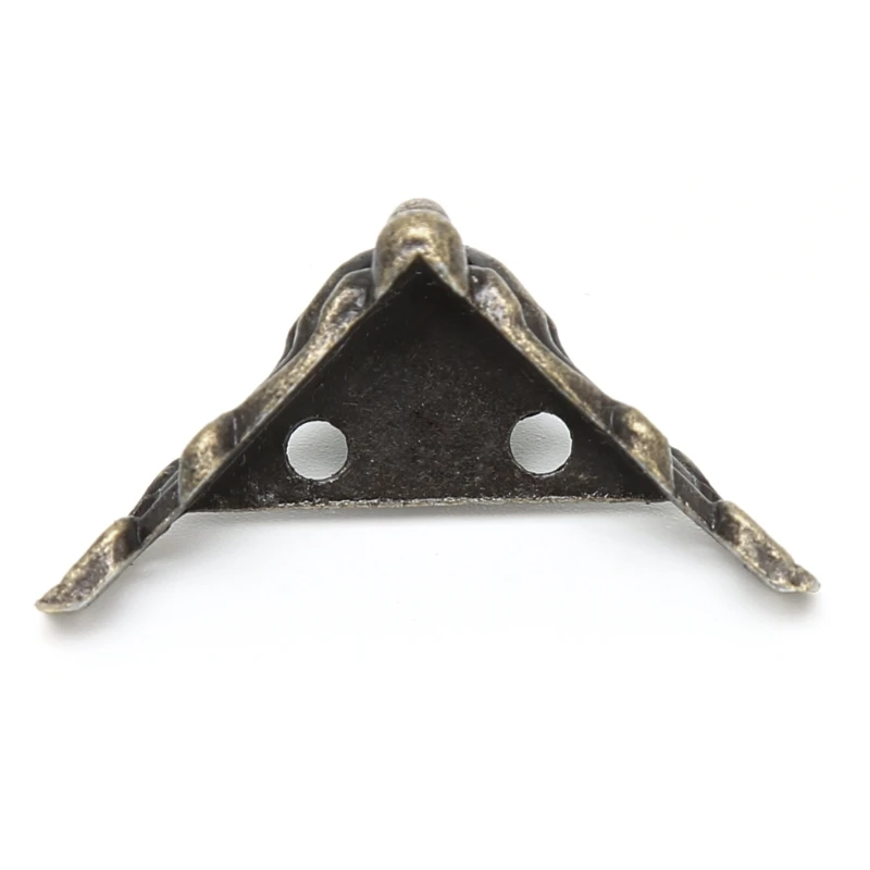 

8xDecorative Antique Bronze Jewelry Gift Box Wood Case Feet Leg Corner Protector Drop ShiP