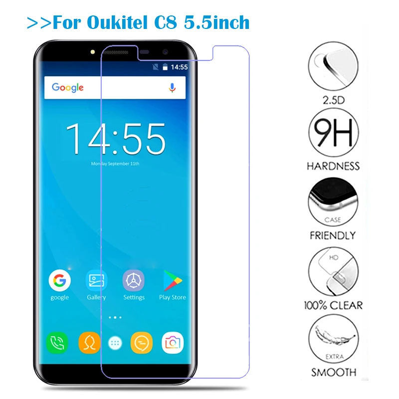 5 шт. Защитное стекло для Oukitel C8 дюйма | Мобильные телефоны и аксессуары