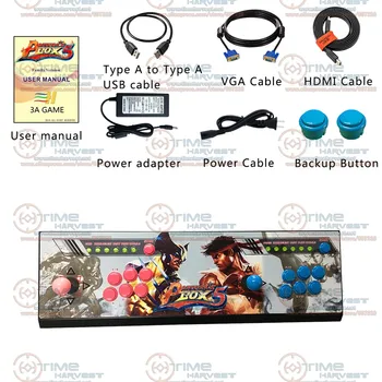 

Pandora box 6 Family Game Console 2 Players 1300 in 1 TV Fighting Joystick Arcade Rocker with 4 cores CPU HDMI VGA HD Output