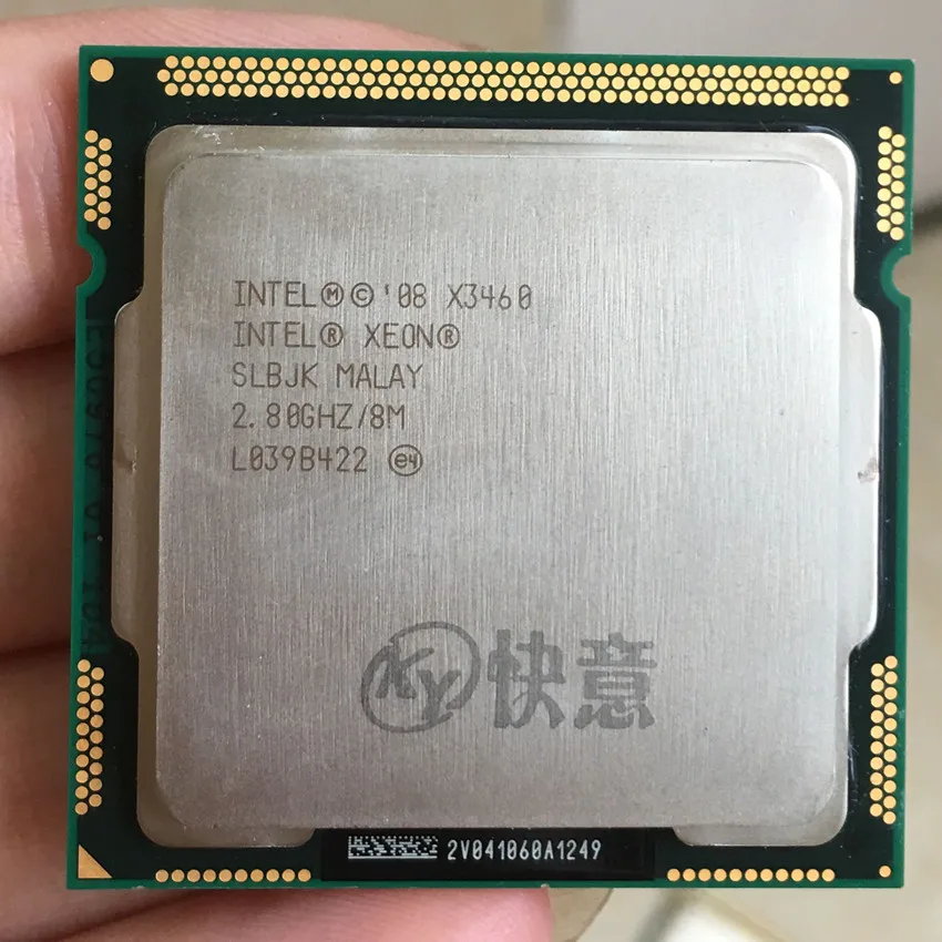 Процессор Intel Xeon X3460 Quad-Core LGA1156 Desktop Процессор работает должным образом настольный процессор