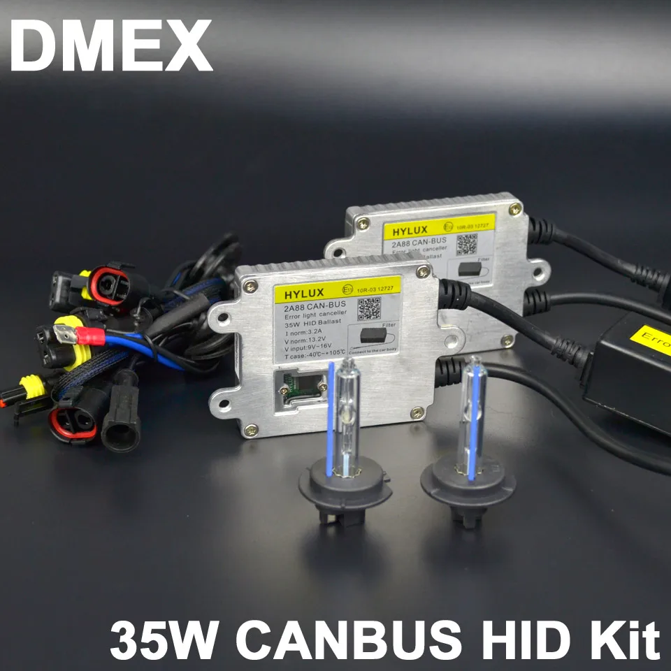 Ксеноновая лампа Canbus HID H1 H3 H7 H11 4500 5500 6500 D2H Hylux 2A88 1 комплект| |