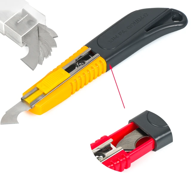 Hook knife Acrylic PVC CD cutting tool knife plexiglass cutter ABS Cutter  organic board tool with replacement blades - AliExpress