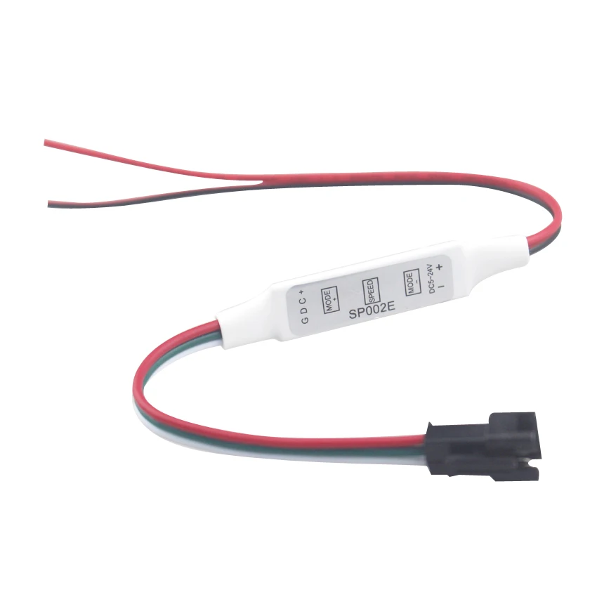 Светодиодная мини лента SP002E для ws2811 ws2812 ws2812b rgb контроллер 3 клавиши переключатель