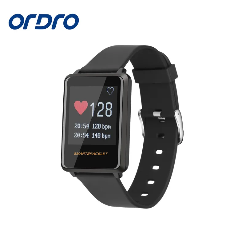Ordro Z8 Смарт Браслет Bluetooth 1.44 дюймов Экран Поддержка сердечного ритма Мониторы