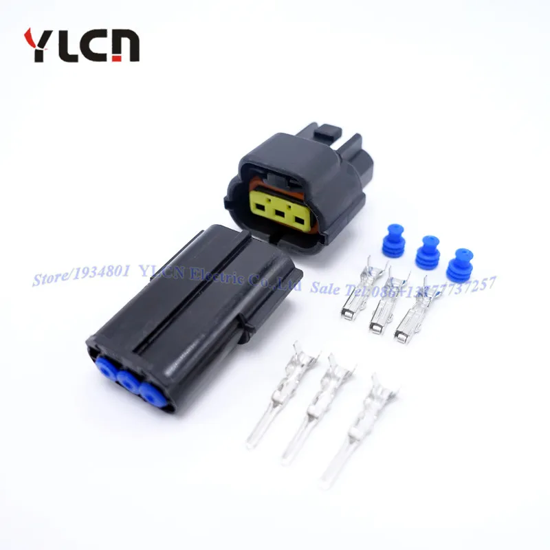 High Quality 3pin/way 1Set Waterpfoof Electric Car Sealed wire