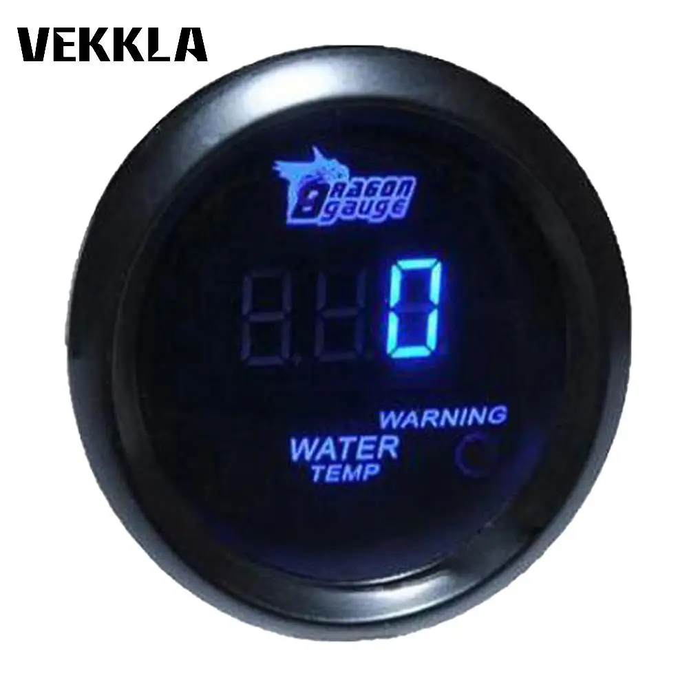 2 Inch 52mm Temp Meter Gauge Practical Universal Car Truck Durable LED