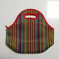 Lancheira термоизолированная неопреновая сумка для ланча для женщин сумка для корма на молнии охладитель Ланч-бокс bolsa termica ALB394Q - Цвет: 34