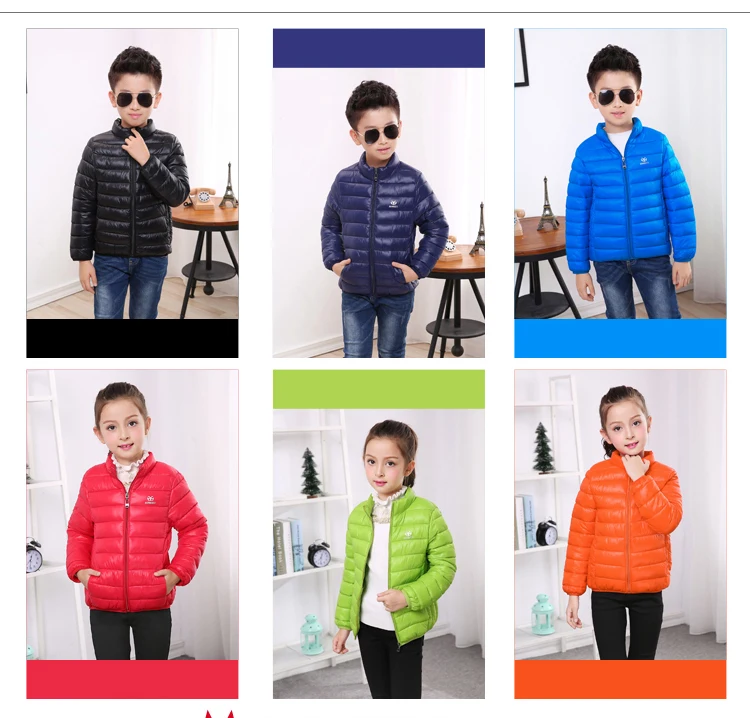 Зимняя куртка для девочек мальчиков детская верхняя одежда теплое пальто детская утепленная одежда детская куртка осень-зима ветровка
