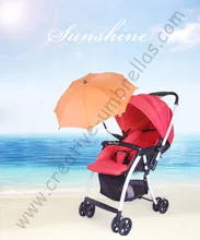 Baby stroller universal steering umbrella,children car umbrella 8mm steel shaft & fiberglass ribs,detachable kid outdoor parasol