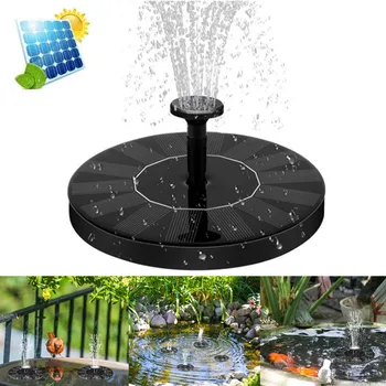

Solar Fountain Mini Solar Powered Bird Bath Fountain Pump Solar Panel Kit Water Pump Outdoor Watering Pump for Pond Pool Garden