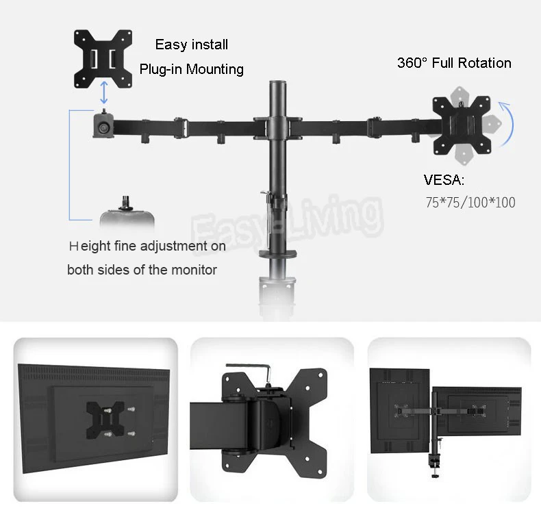 dual monitor holder