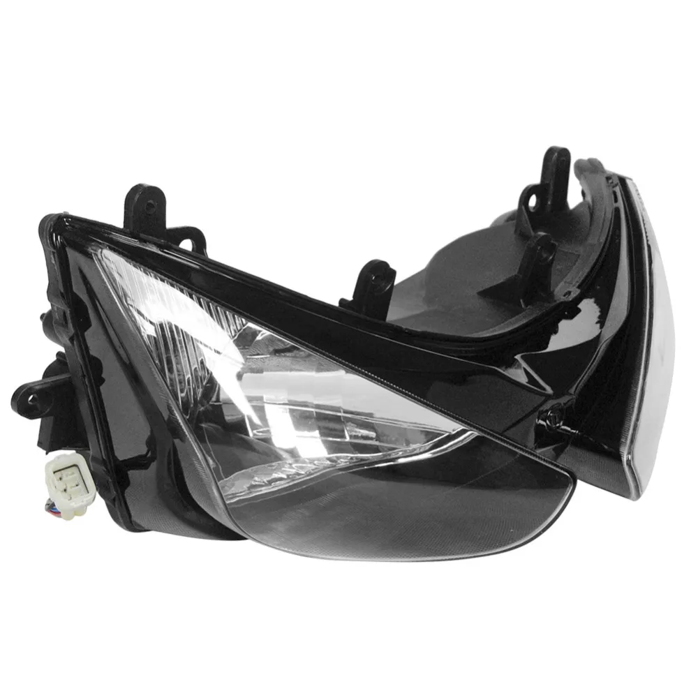 Motorcycle Front Headlight for Kawasaki Ninja ZX6R 2005 2006 ZX-6R ZX636, Lighting Headlamp Lamp, Black Color
