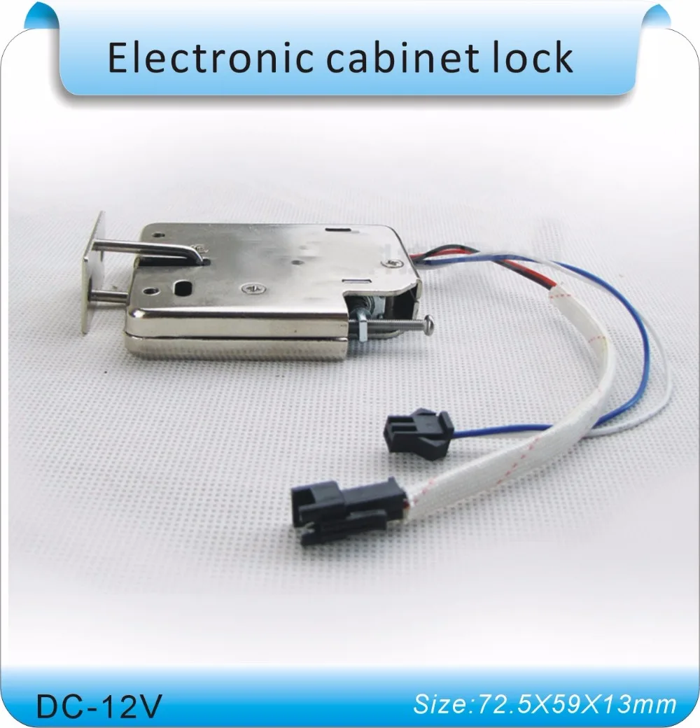 

10pcs DC-12V metal shell Built-in spring Automatically open door /mini lock/intelligent electronic control lock