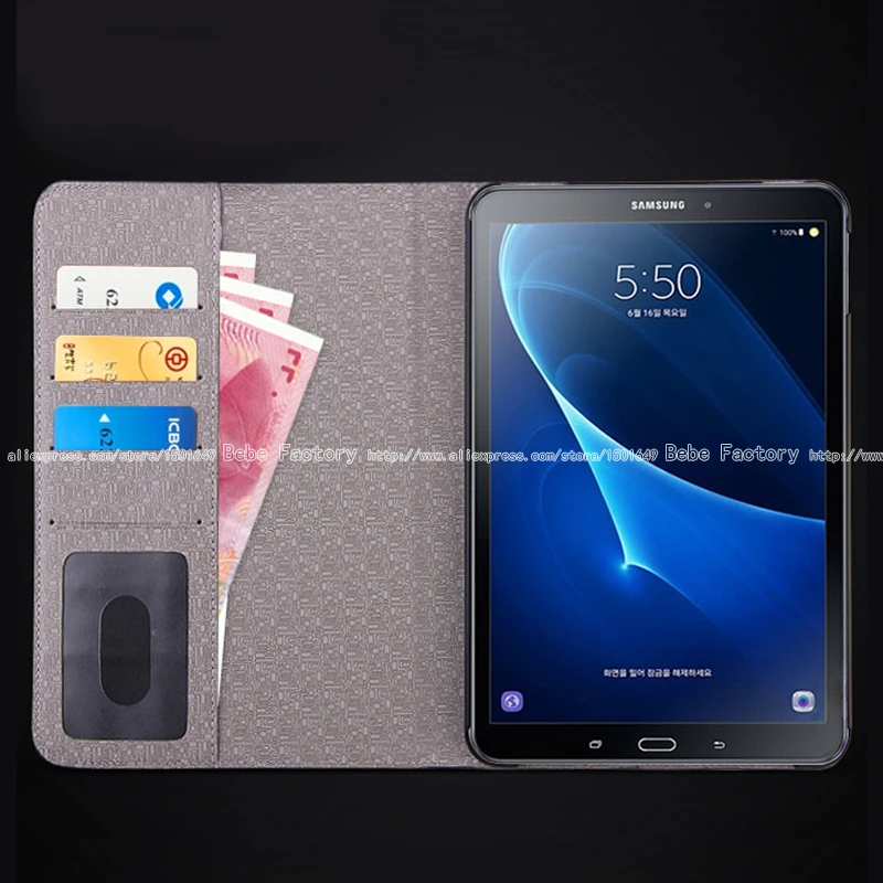 Чехол для планшета Samsung Galaxy Tab A A6 10 1 дюйма 2016 искусственная кожа|for samsung galaxy tab|case for