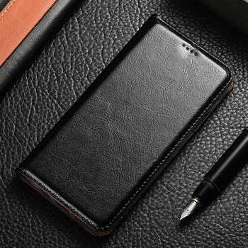 

Crazy horse Genuine Leather phone Case For Vivo X7 X9 X9S Plus X20 X21 X21i X23 X27 Xplay 6 Nex A 2 F11 Pro Flip Stand Cover