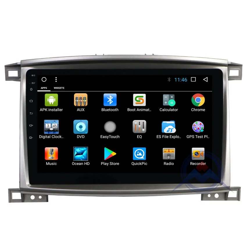 Perfect ZOHANAVI 10.2" Android octa core Car DVD Stereo For Toyota Land Cruiser 100 LC100 Lexus LX470 Auto Radio GPS Navigation 1