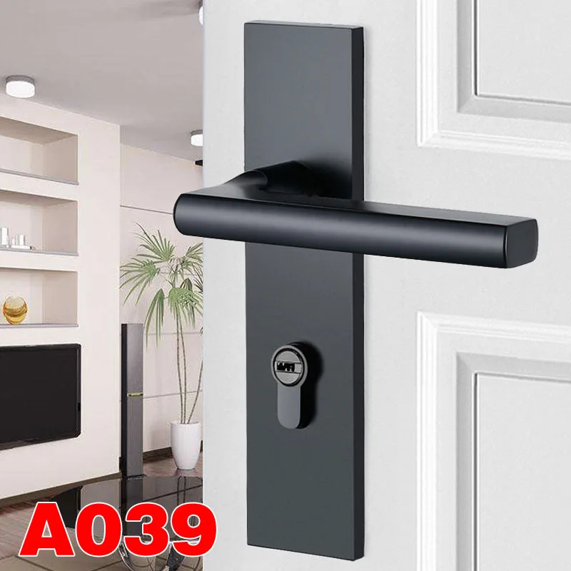 

2018 Limited Rushed Fechadura Digital Door Lock, European Style Simple Magnetic Suction Mute Handle Bedroom Solid Wood Lock
