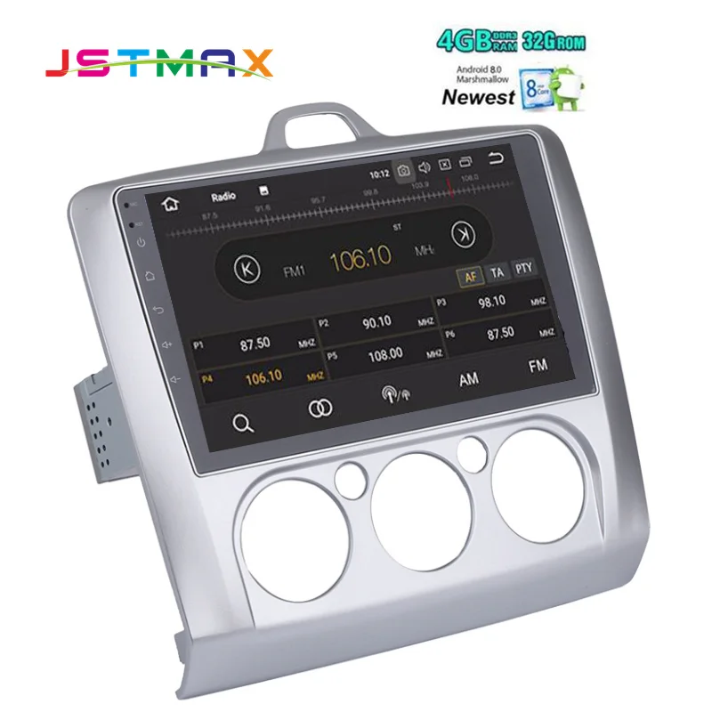 Android 8 0 9 &quotрадио автомобиль Ford Focus 2 Multimedia 2002 2003 2004 2005 2006 2007 2008 Поддержка Navi gps