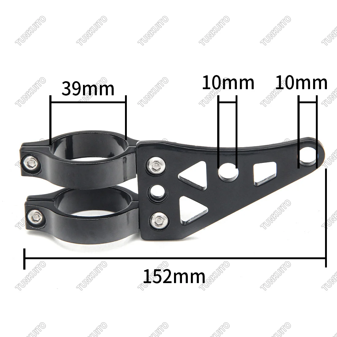 39 мм кронштейн, крепление для фары вилка мотоцикла указатель поворота зажим с лампой для Harley Honda Yamaha