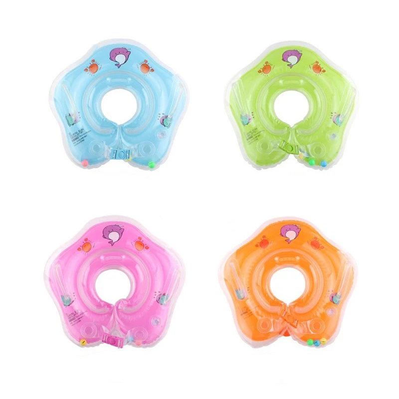 Newest baby float swimming ring infant baby Inflatable neck ring Safety Baby Tube Ring baby bath swimming pool accessories
