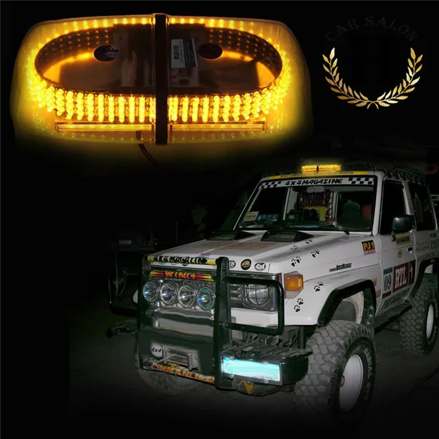 car Roof Flashing Strobe Emergency warning Lights New 240LED DC 12V 240