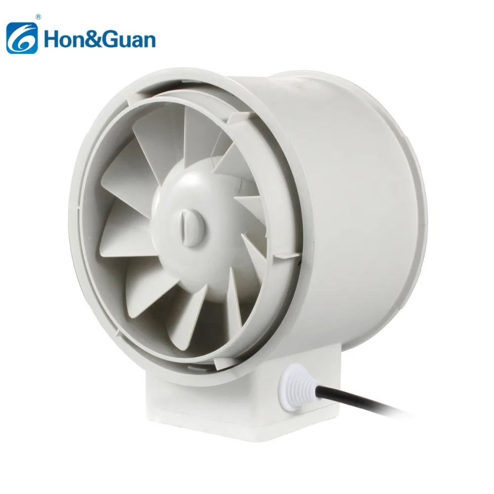 4-5 Inch 220V Silent Inline Duct Fan Booster Vent Fan Inline Ducting Fan Exhaust Ventilation fit for Household Office Hotel new